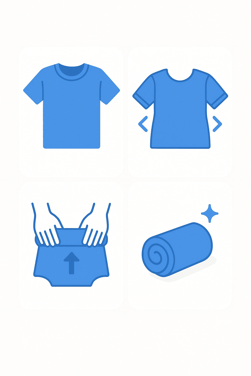 The “Laundry Burrito Hack” (The Fastest Way to Fold ANY Shirt)