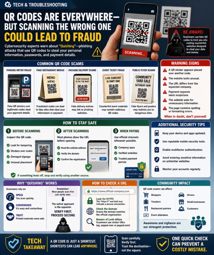 QR Codes Are Everywhere — But Scanning the Wrong One Could Lead to Fraud