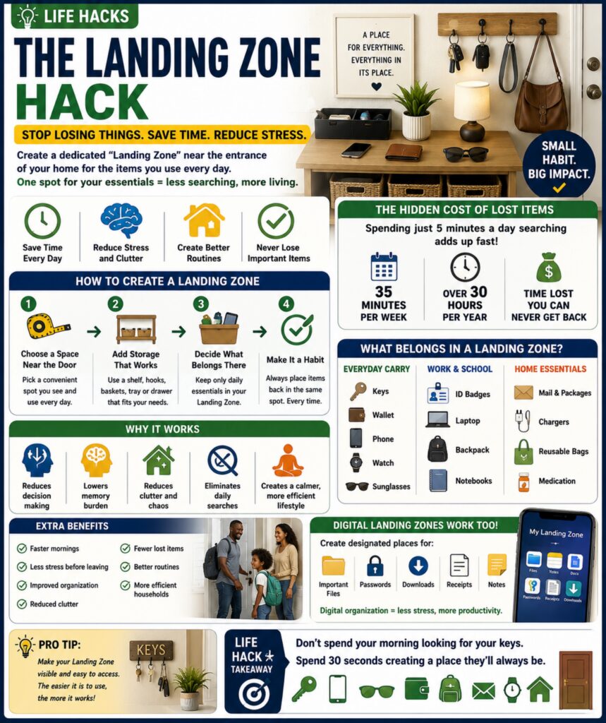 The “Landing Zone” Hack Is Helping People Stop Losing Everyday Items